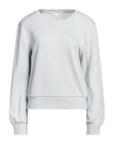 Shop Patrizia Pepe Woman Sweatshirt Light Grey Size 3 Cotton