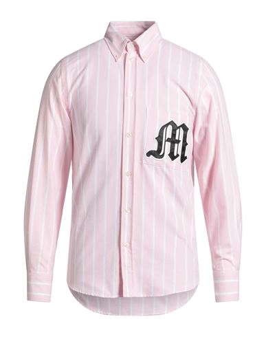 Msgm Man Shirt Pink Size 15 ½ Cotton In Pink