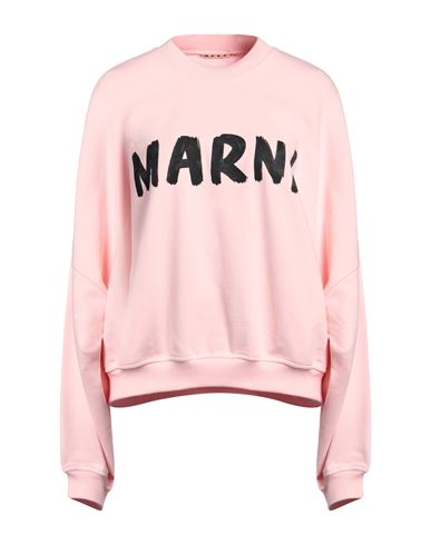 Shop Marni Woman Sweatshirt Pink Size 4 Cotton