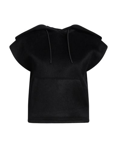 Shop Msgm Woman Sweatshirt Black Size S Acrylic, Viscose, Polyester