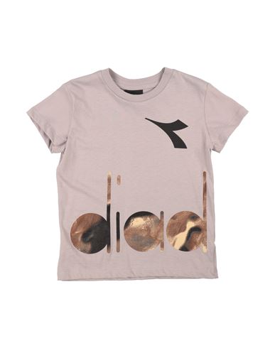 Diadora Babies'  Toddler Boy T-shirt Grey Size 6 Cotton In Neutral