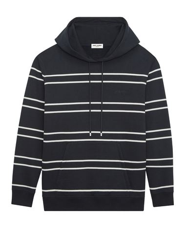 Shop Saint Laurent Sweatshirt Man Sweatshirt Black Size L Cotton