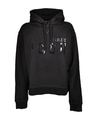 Shop Dsquared2 Sweatshirt Woman Sweatshirt Black Size S Cotton