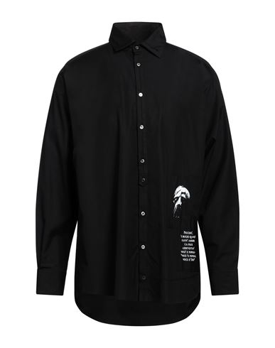 Shop Isabel Benenato Man Shirt Black Size 38 Cotton