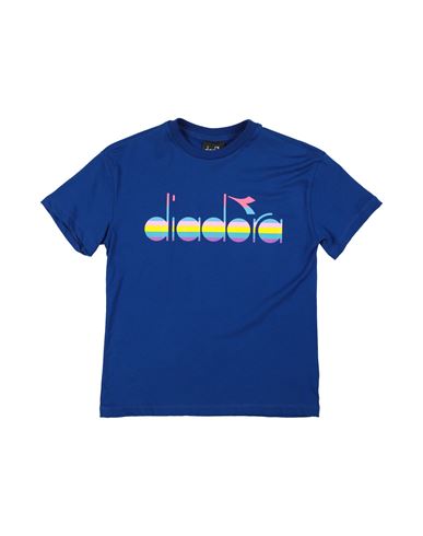 Diadora Toddler Girl T-shirt Blue Size 6 Cotton In Blue
