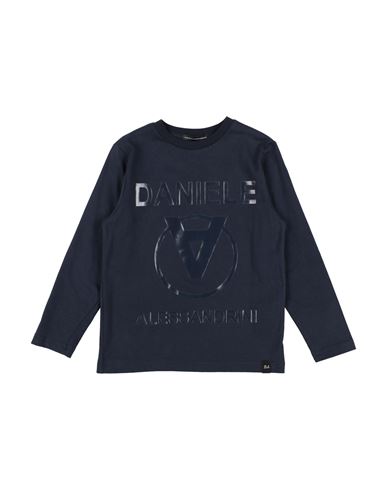 Shop Daniele Alessandrini Toddler Boy T-shirt Midnight Blue Size 4 Cotton