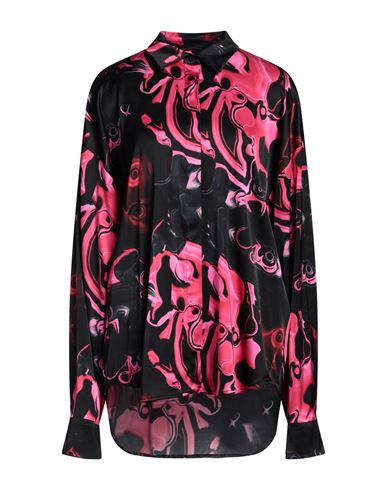 Shop Msgm Woman Shirt Fuchsia Size 8 Viscose, Elastane In Pink
