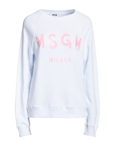 Shop Msgm Woman Sweatshirt White Size Xl Cotton