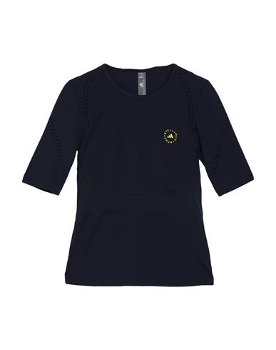 Adidas By Stella Mccartney Woman T-shirt Midnight Blue Size S Polyester, Elastane