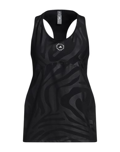 Shop Adidas By Stella Mccartney Woman Top Black Size L Polyester, Elastane