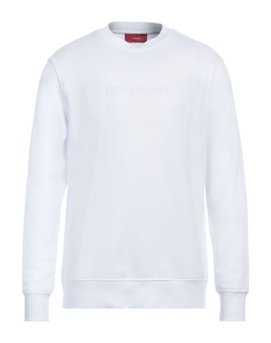 Shop Liu •jo Man Man Sweatshirt White Size Xl Cotton, Elastane