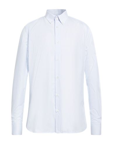 Shop Liu •jo Man Man Shirt Sky Blue Size 16 ½ Cotton