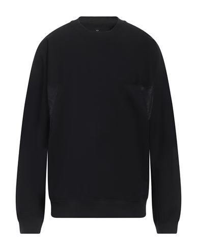 Y-3 Man Sweatshirt Black Size L Organic Cotton, Polyamide, Elastane, Recycled Polyester