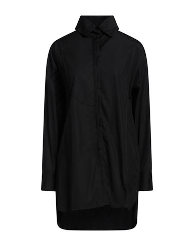Shop Isabel Benenato Woman Shirt Black Size 4 Cotton
