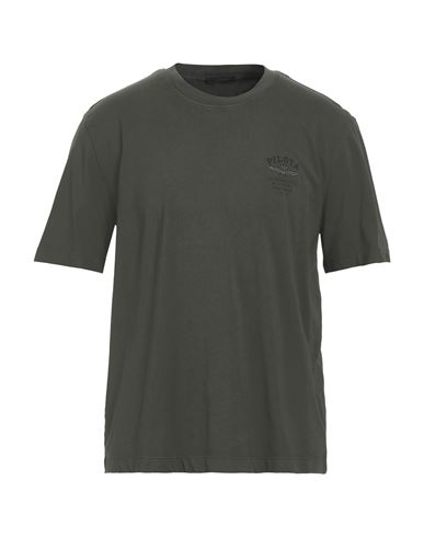 Shop Aeronautica Militare Man T-shirt Military Green Size L Cotton