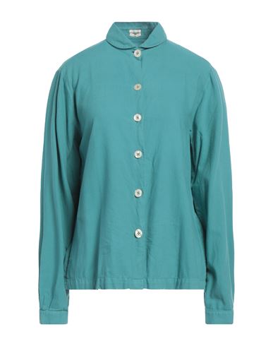Massimo Alba Woman Shirt Turquoise Size S Viscose, Cotton In Blue