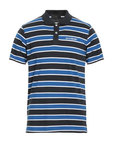 Shop Liu •jo Man Man Polo Shirt Bright Blue Size Xl Cotton