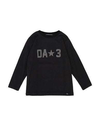 DANIELE ALESSANDRINI DANIELE ALESSANDRINI TODDLER BOY T-SHIRT BLACK SIZE 4 COTTON 