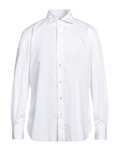 Shop Finamore 1925 Man Shirt White Size 15 ½ Cotton