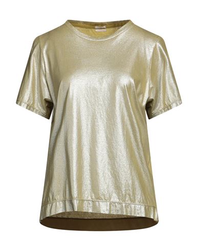 Shop Massimo Alba Woman T-shirt Acid Green Size S Cotton