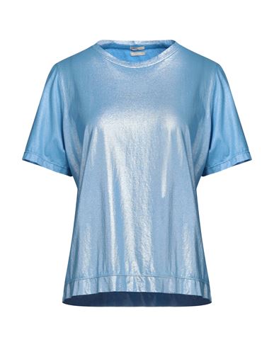 Massimo Alba Woman T-shirt Light Blue Size S Cotton