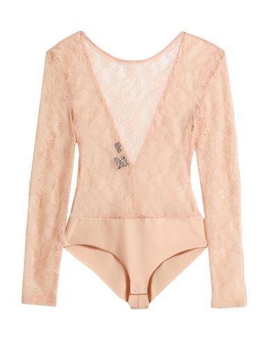 Pinko Woman Bodysuit Blush Size S Polyamide, Elastane In Pink