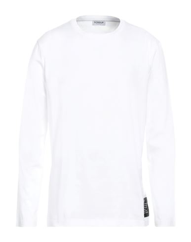 Shop Dondup Man T-shirt White Size Xxl Cotton