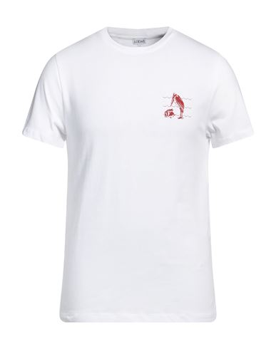 Loewe Man T-shirt White Size S Cotton