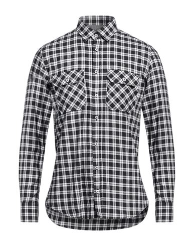 Shop Bastoncino Man Shirt Black Size 15 ½ Cotton