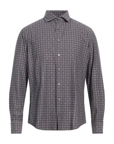 Shop Bastoncino Man Shirt Slate Blue Size 16 ½ Cotton