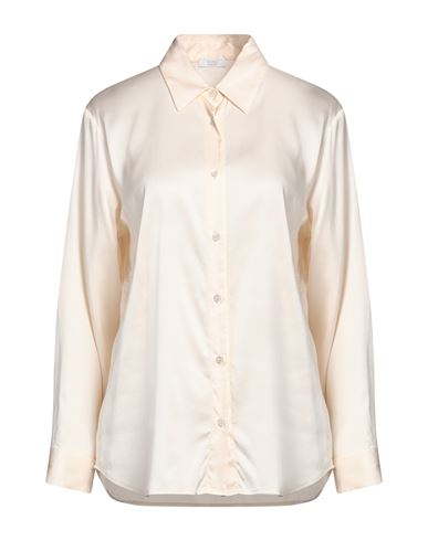 Peserico Easy Woman Shirt Cream Size 8 Viscose, Elastane In White