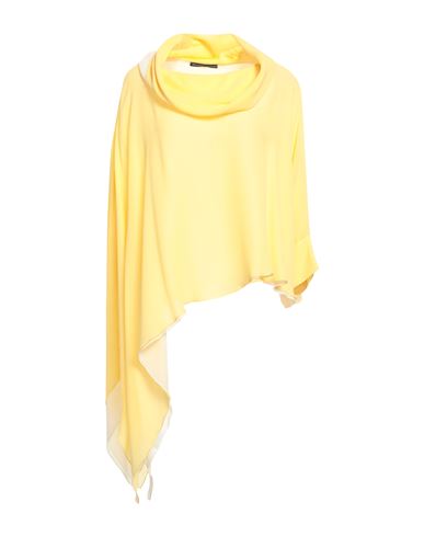 Shop Botondi Couture Woman Top Yellow Size 8 Silk