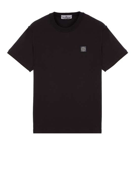 Shop Stone Island T-shirt Manches Courtes Noir Coton In Black