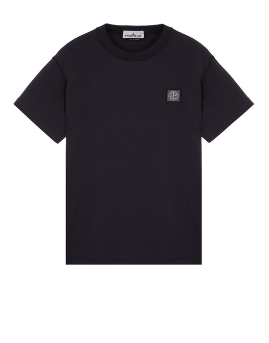 Stone Island Compass Patch Cotton Jersey T-shirt Clothing In Black