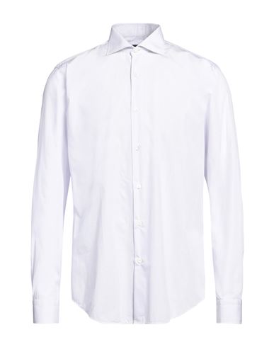 Pal Zileri Man Shirt Light Purple Size 16 ½ Cotton In White