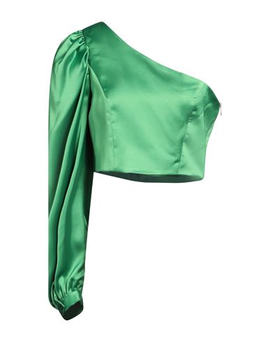 Shop Jijil Woman Top Green Size L Polyester, Elastane