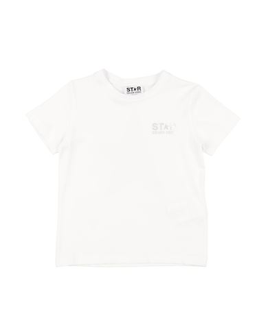 Golden Goose Toddler Boy T-shirt White Size 6 Cotton In White