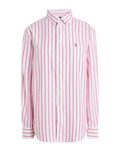 Polo Ralph Lauren Woman Shirt Pink Size L Cotton