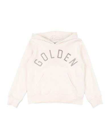 Golden Goose Babies'  Toddler Girl Sweatshirt Off White Size 6 Cotton, Polyester, Elastane In Neutral