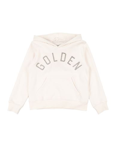 Golden Goose Toddler Girl Sweatshirt Off White Size 6 Cotton, Polyester, Elastane In Off White