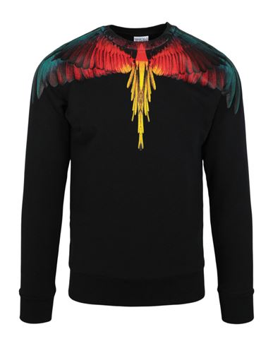 Shop Marcelo Burlon County Of Milan Marcelo Burlon Icon Wings Crewneck Sweatshirt Man Sweatshirt Multicolored Size Xxl Cotton In Fantasy