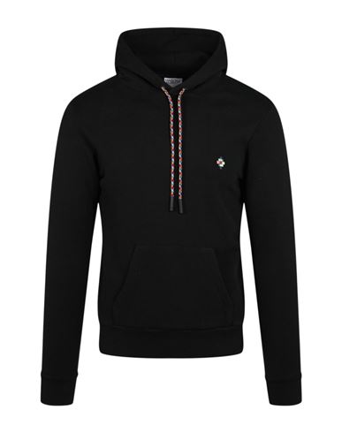 Shop Marcelo Burlon County Of Milan Marcelo Burlon Colorful Cross Hoodie Man Sweatshirt Black Size Xl Cotton