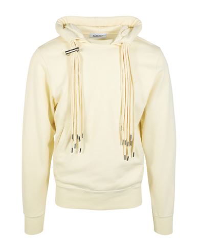 Shop Ambush Multi-drawcord Hoodie Man Sweatshirt Ivory Size Xl Cotton In White
