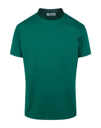 Ambush Monogram Rib Collar T-shirt Man T-shirt Green Size Xl Cotton