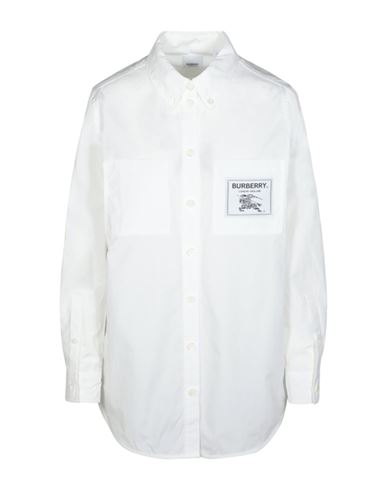 Shop Burberry Prorsum Label Cotton Shirt Woman Shirt White Size 12 Cotton