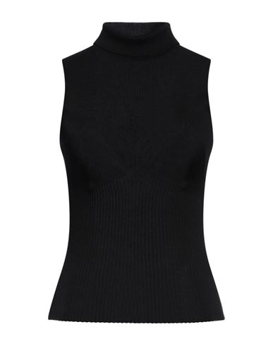 Ballantyne Woman Top Black Size 6 Wool