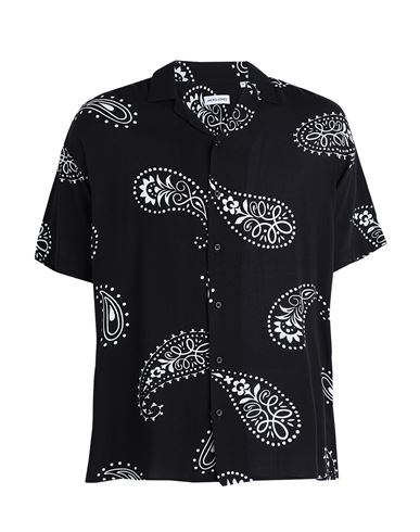 Jack & Jones Man Shirt Black Size M Viscose