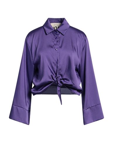 Shop Aniye N°2 Woman Shirt Purple Size M Polyester, Elastane