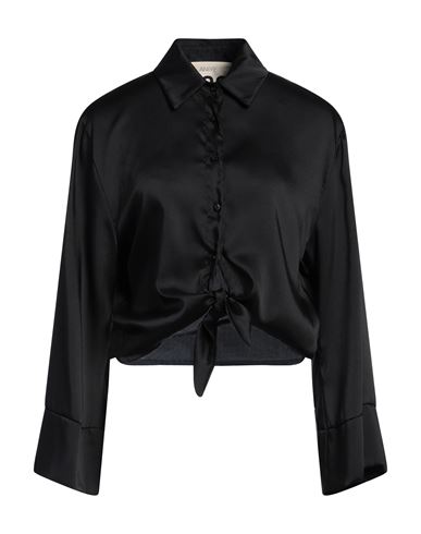 Shop Aniye N°2 Woman Shirt Black Size M Polyester, Elastane