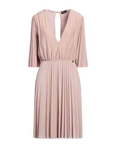 Liu •jo Woman Mini Dress Pink Size 8 Viscose, Polyester, Polyamide, Elastane
